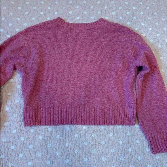 Jessica Simpson Pink Heart Sweater - Picture 3 of 3